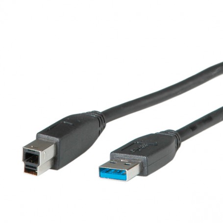 ROLINE 11.02.8869 cavo USB 0,8 m USB 3.2 Gen 1 (3.1 Gen 1) USB A USB B Nero (RO11.02.8869)