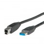 ROLINE 11.02.8869 cavo USB 0,8 m USB 3.2 Gen 1 (3.1 Gen 1) USB A USB B Nero (RO11.02.8869)