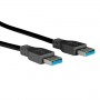 ROLINE 11.02.8970 cavo USB 1,8 m USB 3.2 Gen 1 (3.1 Gen 1) USB A Nero (RO11.02.8970)