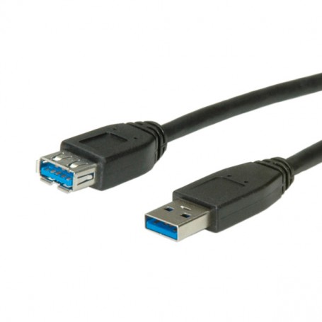 ROLINE 11.02.8978 cavo USB 1,8 m USB 3.2 Gen 1 (3.1 Gen 1) USB A Nero (RO11.02.8978)