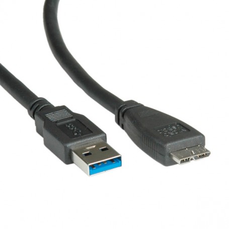ROLINE 11.02.8875 cavo USB 2 m USB 3.2 Gen 1 (3.1 Gen 1) USB A Micro-USB B Nero (RO11.02.8875)