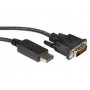 ROLINE 11.04.5610 cavo e adattatore video 2 m DVI-D DisplayPort Nero (RO11.04.5610)