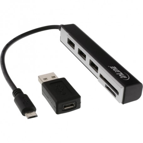 InLine 66775C lettore di schede Micro-USB Nero (66775C)