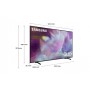 Samsung Series 6 TV QLED 4K 50” QE50Q67A Smart TV Wi-Fi Black 2021 (EU)  QE50Q60AAU (QE55Q67AAU_PROMO) (QE50Q67AAU_PROMO)