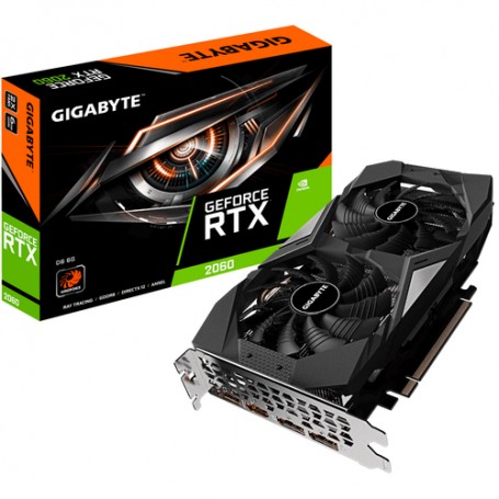 Gigabyte GV-N2060D6-6GD scheda video NVIDIA GeForce RTX 2060 6 GB GDDR6 (GV-N2060D6-6GD 2.0)