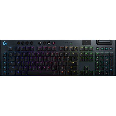 Logitech G G915 LIGHTSPEED- GL Clicky tastiera RF senza fili + Bluetooth QWERTY Inglese UK Nero (920-009109)