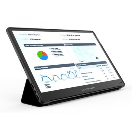 LC-Power LC-M16-FHD-60-P 40,1 cm (15.8") 1920 x 1080 Pixel Full HD LED Nero (LC-M16-FHD-60P)