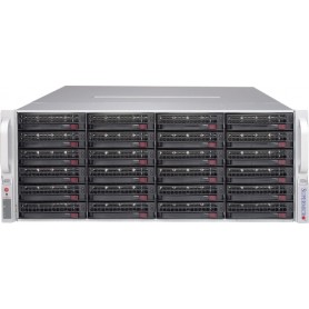 Supermicro CSE-847E1C-R1K23JBOD computer case Supporto Nero 1200 W (CSE-847E1C-R1K23JBOD)