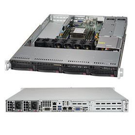 Supermicro CSE-815TQC-R504WB2 computer case Supporto Nero 500 W (CSE-815TQC-R504WB2)