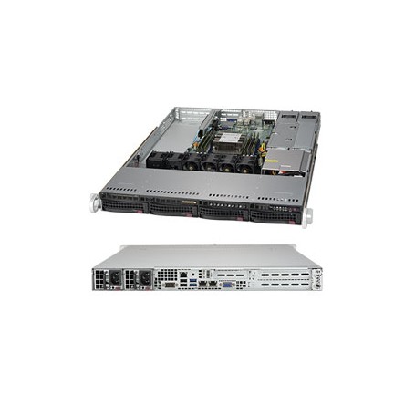 Supermicro CSE-815TQC-R504WB2 computer case Supporto Nero 500 W (CSE-815TQC-R504WB2)