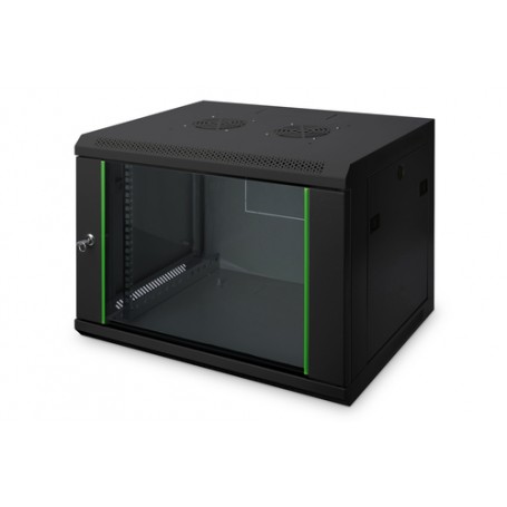 Digitus DN-19 12-U-EC-SW rack 12U Da parete Nero (DN-19 12-U-EC-SW)