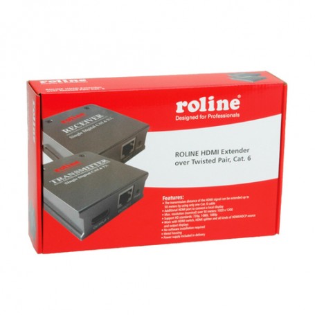 ROLINE HDMI Extender over Twisted Pair, Cat.6, 50m (14.01.3461)