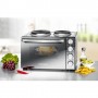 Rommelsbacher KM 3300 cucina Fornetto da appoggio Piastra sigillata Nero, Argento (KM3300)