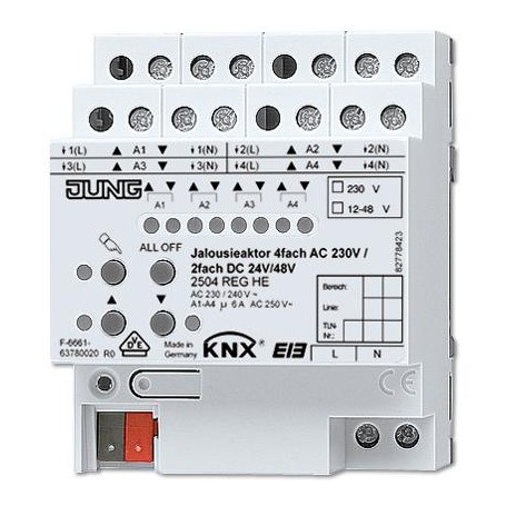 JUNG 2504 REGHE attuatore elettrico Bianco (2504REGHE)