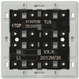 JUNG 4194 TSM Cablato Nero, Grigio (4194TSM)