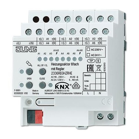JUNG 2336 REG HZR HE Attuatore di riscaldamento (2336REGHZRHE)