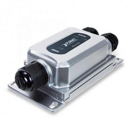 PLANET IPOE-E302 moltiplicatore di rete Trasmettitore di rete Nero, Grigio 10, 100, 1000 Mbit/s (IPOE-E302)