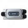 PLANET IPOE-E302 moltiplicatore di rete Trasmettitore di rete Nero, Grigio 10, 100, 1000 Mbit/s (IPOE-E302)